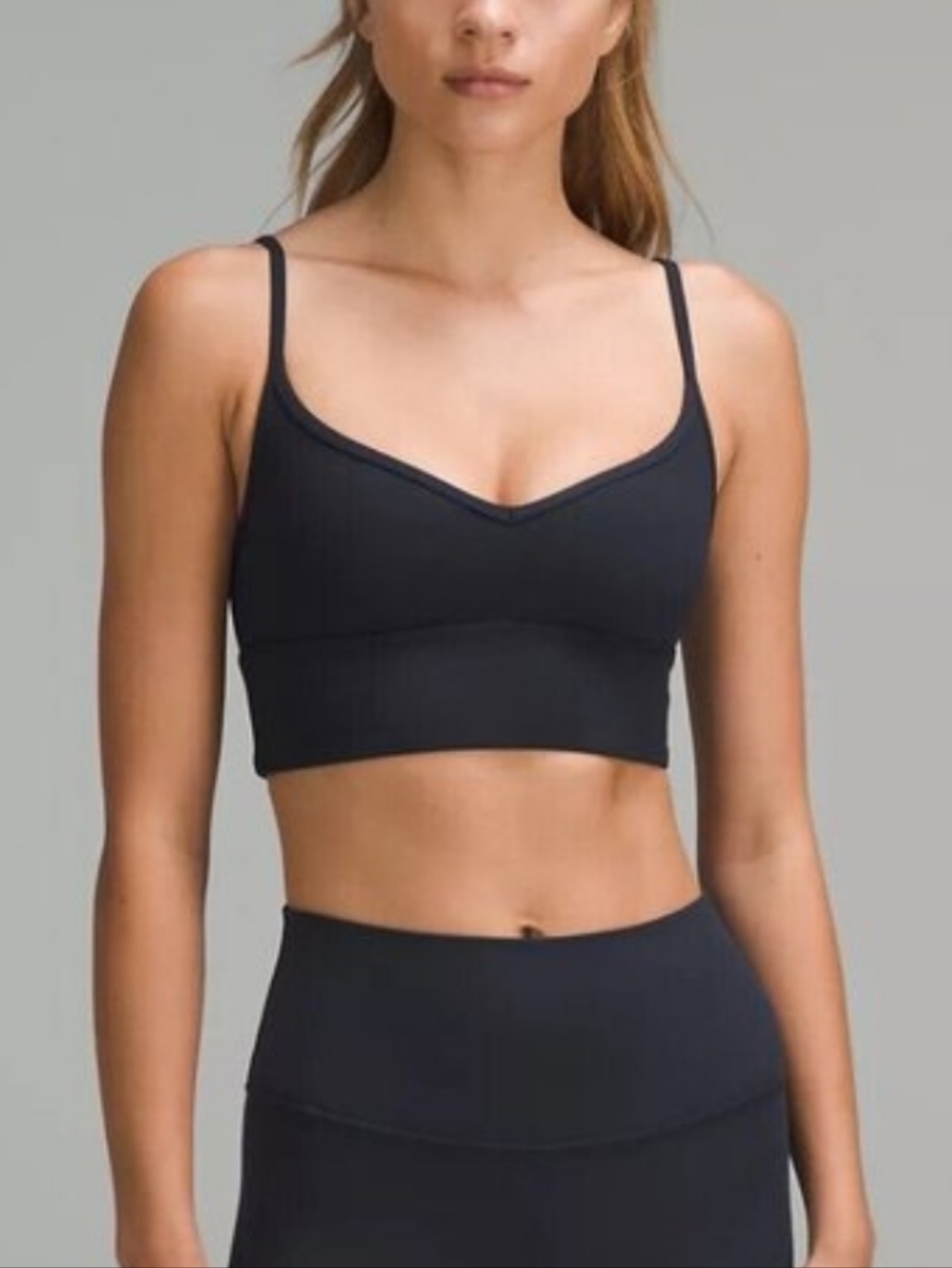 Lululemon Align Sweetheart ‎ Bra in Black Womens Size 2 Athlesure Yoga Pilates